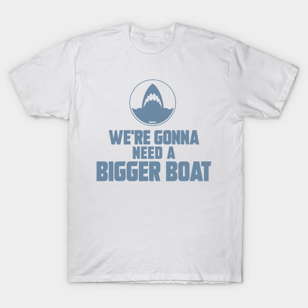 JAWS Movie We`re Gonna Need A Bigger Boat T-Shirt by Naumovski